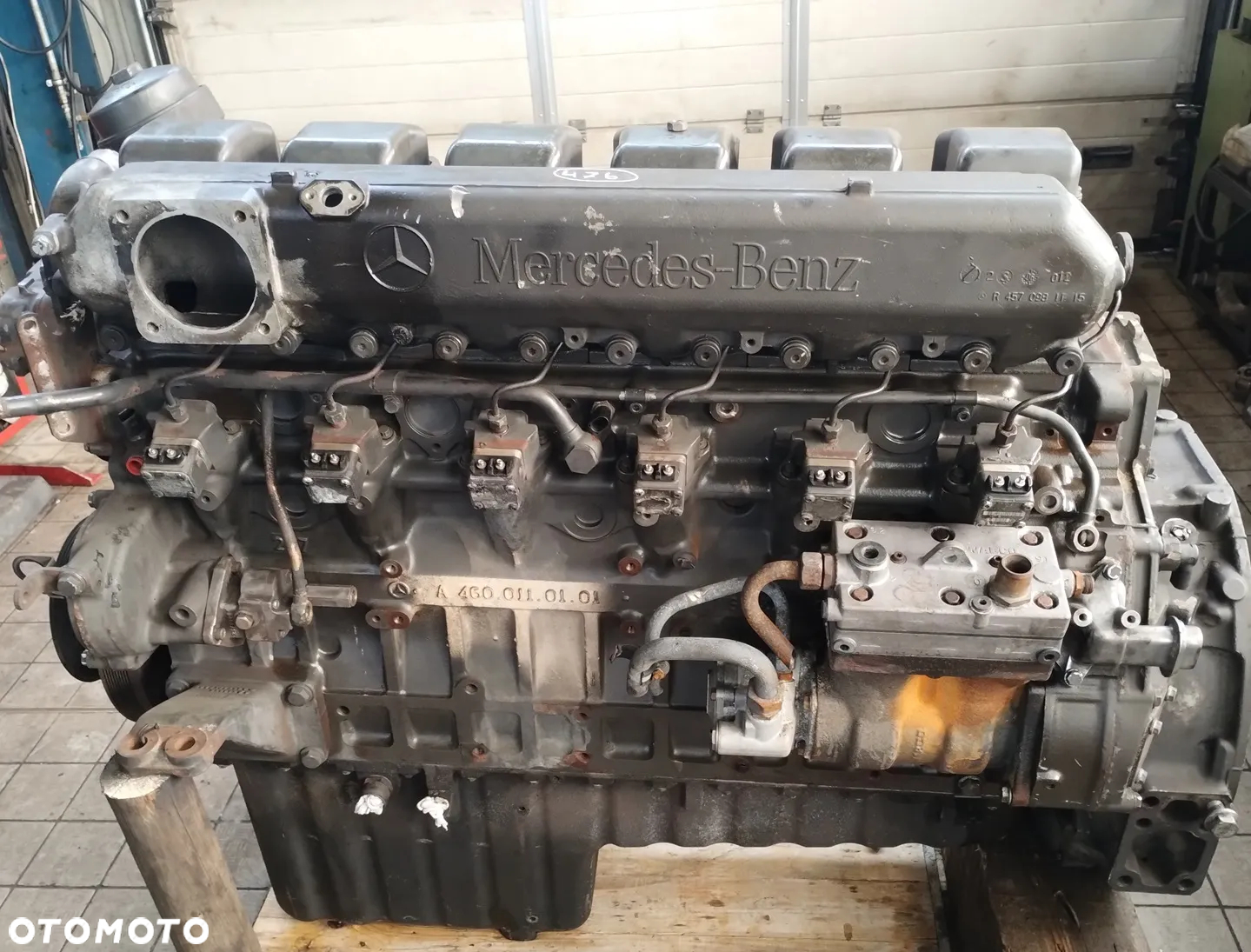 SILNIK MERCEDES AXOR II OM457 CZĘŚCI - 2
