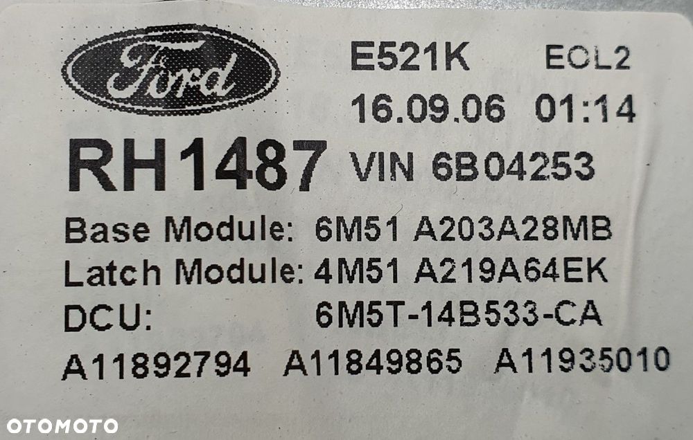 MECHANIZM SZYBY PRAWY PRZÓD FORD FOCUS MK2 - 3