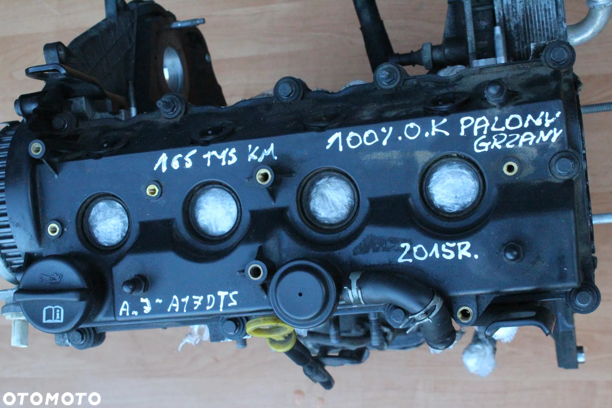 SILNIK SŁUPEK OPEL ASTRA J MERIVA B MOKKA 1.7 CDTI A17DTS 165000km NIEMCY 2015 ROK - 9