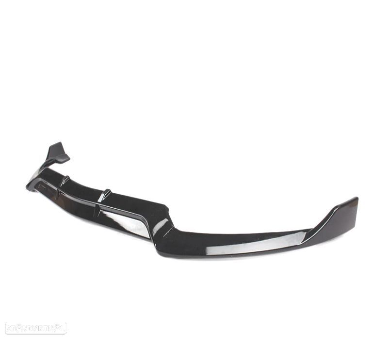SPOILER LIP FRONTAL MERCEDES CLASE C W205 18-21 LOOK AMG PRETO BRILHANTE - 6