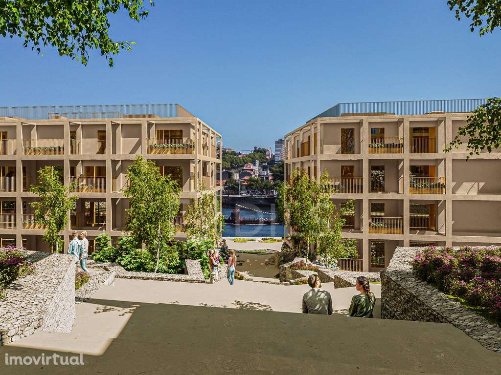 Apartamento T2 com área exterior, junto ao Rio Douro - Grande imagem: 5/102