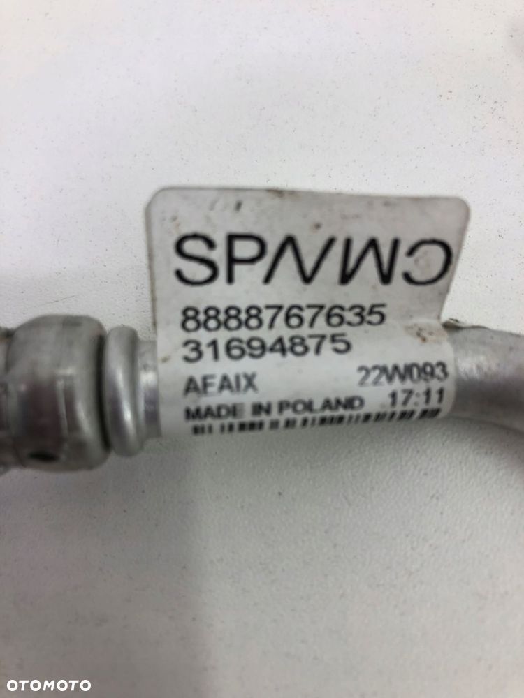 VOLVO XC40 WĄŻ PRZEWÓD KLIMATYZACJI 31694875 - 2