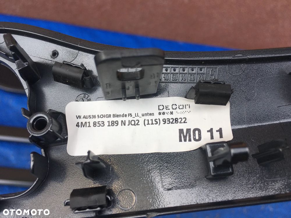 AUDI Q7 SQ7 4M S-LINE / JQ2 / DEKORY DEKOR / LISTWA LISTWY KONSOLI DRZWI / EUROPA / KOMPLET - 6