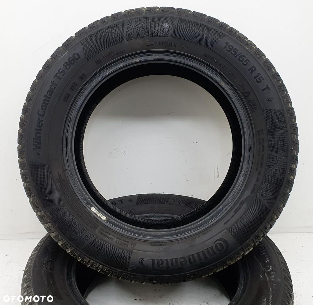 OPONY CONTINENTAL WINTER CONTACT TS860 195/65/R15 5MM 2SZT - 2