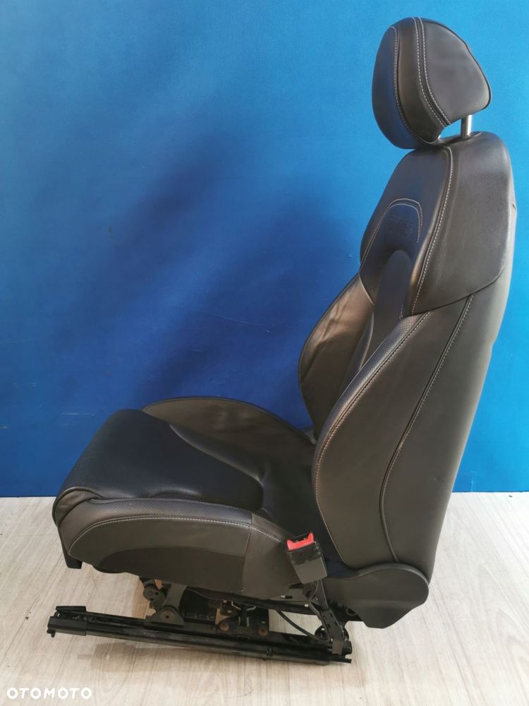 audi tt rs 8j fotele przód kanapa tył skóra komplet - 6