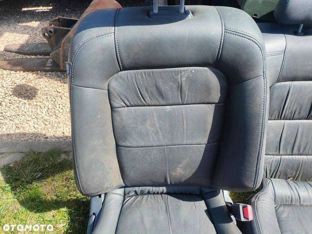 Honda Accord VI Coupe 98-02 Fotele fotel skórzane czarne komplet - 5