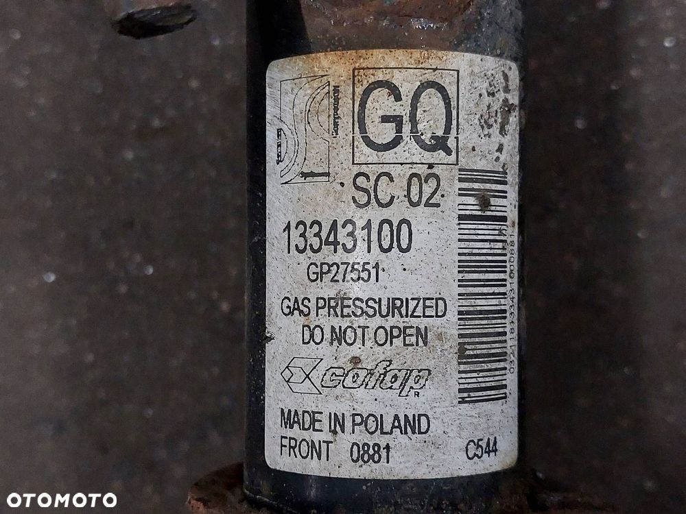 AMORTYZATOR SPRĘŻYNA ZWROTNICA LEWY PRAWY PRZÓD OPEL CORSA D 1.3 CDTI - 8