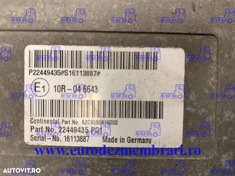 CALCULATOR ADBLUE RENAULT E6 22449435 - 2