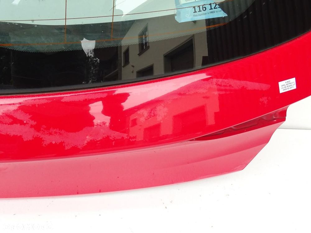 KLAPA TYŁ TYLNA BAGAŻNIKA + SZYBA LAKIER Z50S OPEL ASTRA V K HB 5D 15-19r - 9