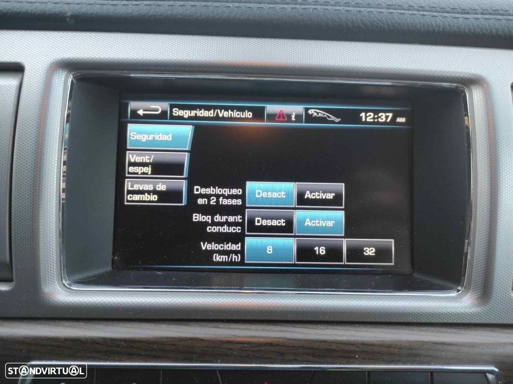 TELA/ECRÃ MULTIFUNÇÕES JAGUAR XF SPORTBRAKE 2.2 DIESEL - 6