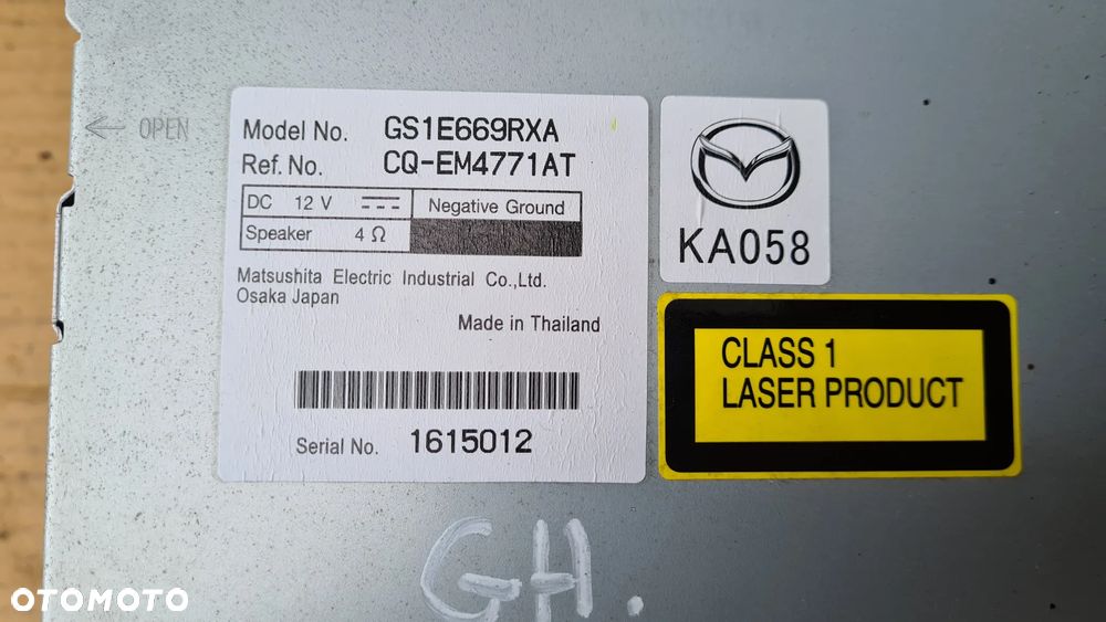 Mazda 6 GH radio oryginał - 8
