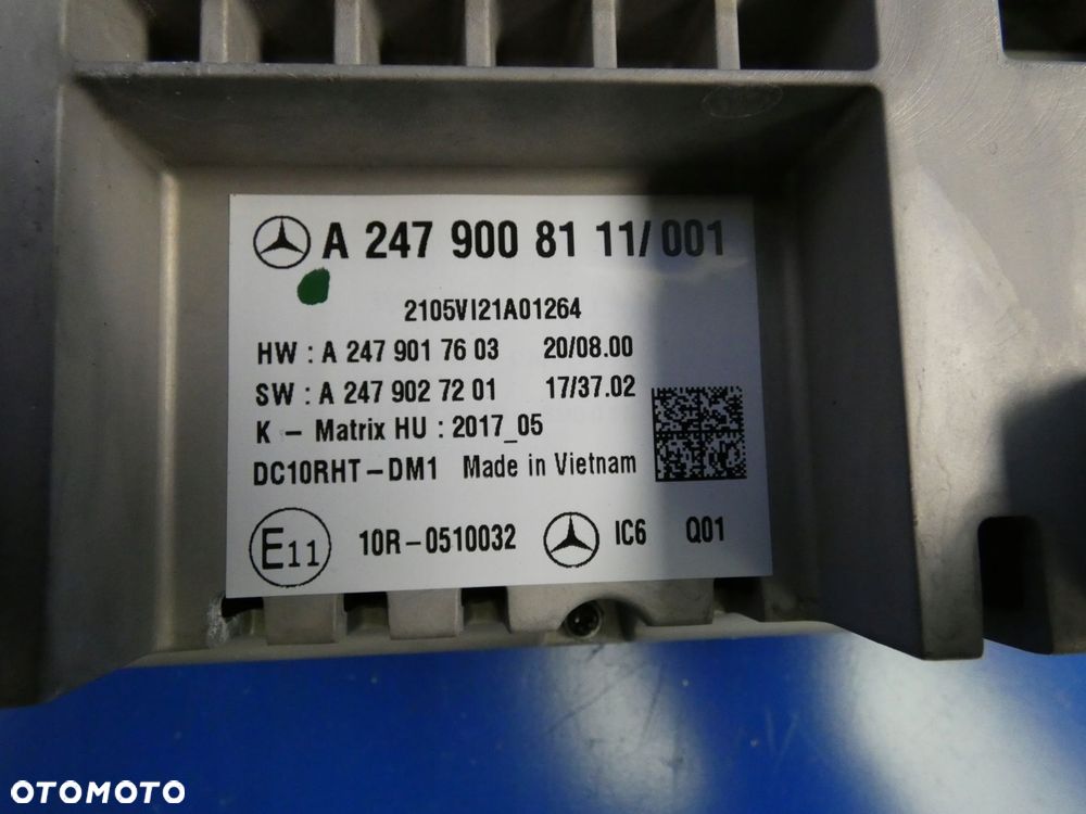 MERCEDES A W177 MONITOR WYŚWIETLACZ EKRAN UK - 4