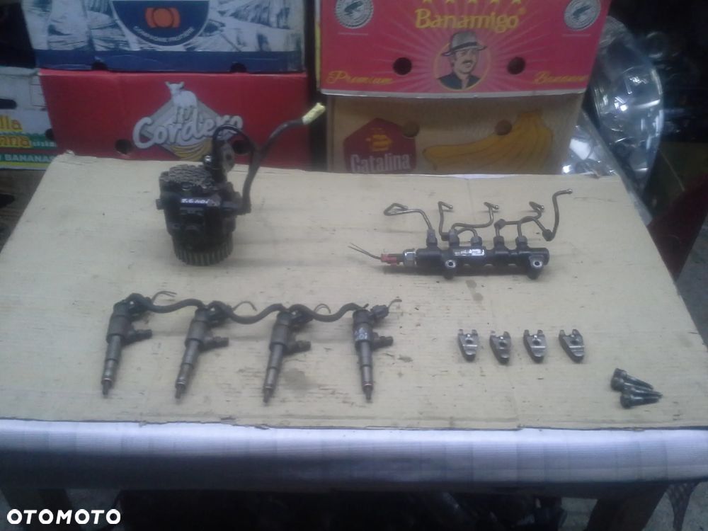 Peugeot Bipper 1.4 1.6 HDi wtryski komplet 0445110252 pompa wtryskowa 0445010102 listwa czujnik przewody komplet - 1