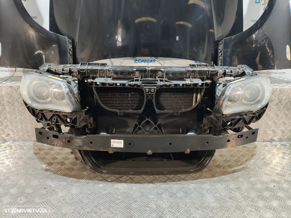 FRENTE COMPLETA BMW SERIE 1 E87 PACK M E81 CAPOT PARACHOQUES GUARDA-LAMAS OTICAS XENON RADIADOR VENTILADOR FRENTE FIBRA REFORÇO - 9