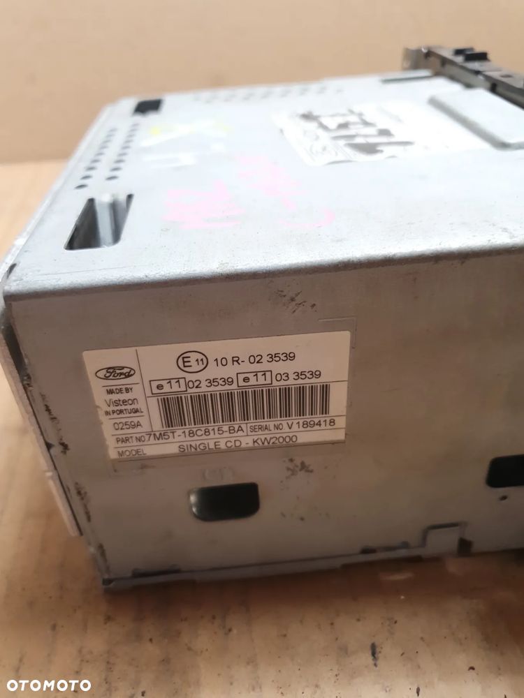 } FOCUS MK2 04-08 RADIO CD 7M5T18C815BA 6000CD - 7
