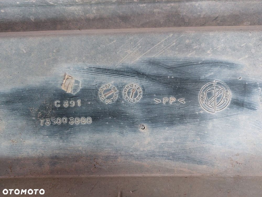 Zderzak przód przedni FIAT SEICENTO 1997-2000 CZARNY ORYGINAŁ ŁADNY - 12