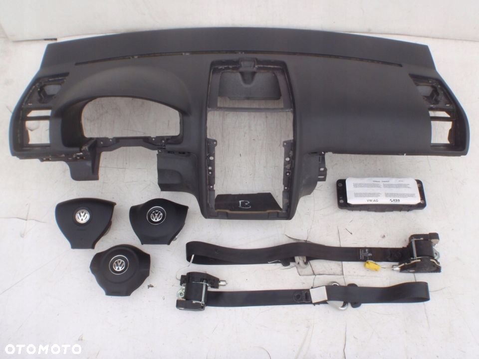 VW TOURAN 1T DESKA KONSOLA KOKPIT AIRBAG PODUSZKI - 3
