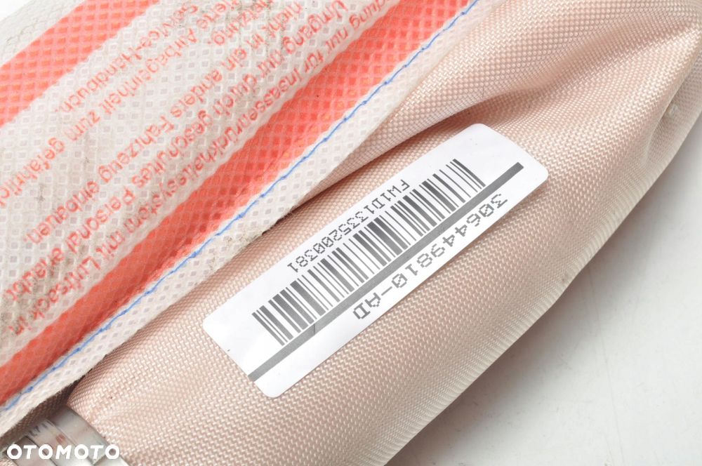 BMW 5 F10 KURTYNA AIRBAG PRAWA 306452310-AC 6449810 - 5
