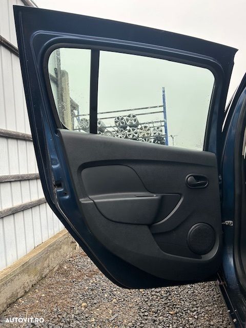 Usa Stanga Spate Dacia Sandero 2 2012 - 2016 Hatchback 4 Usi Bleu cosmos TERPR (1424) - 2
