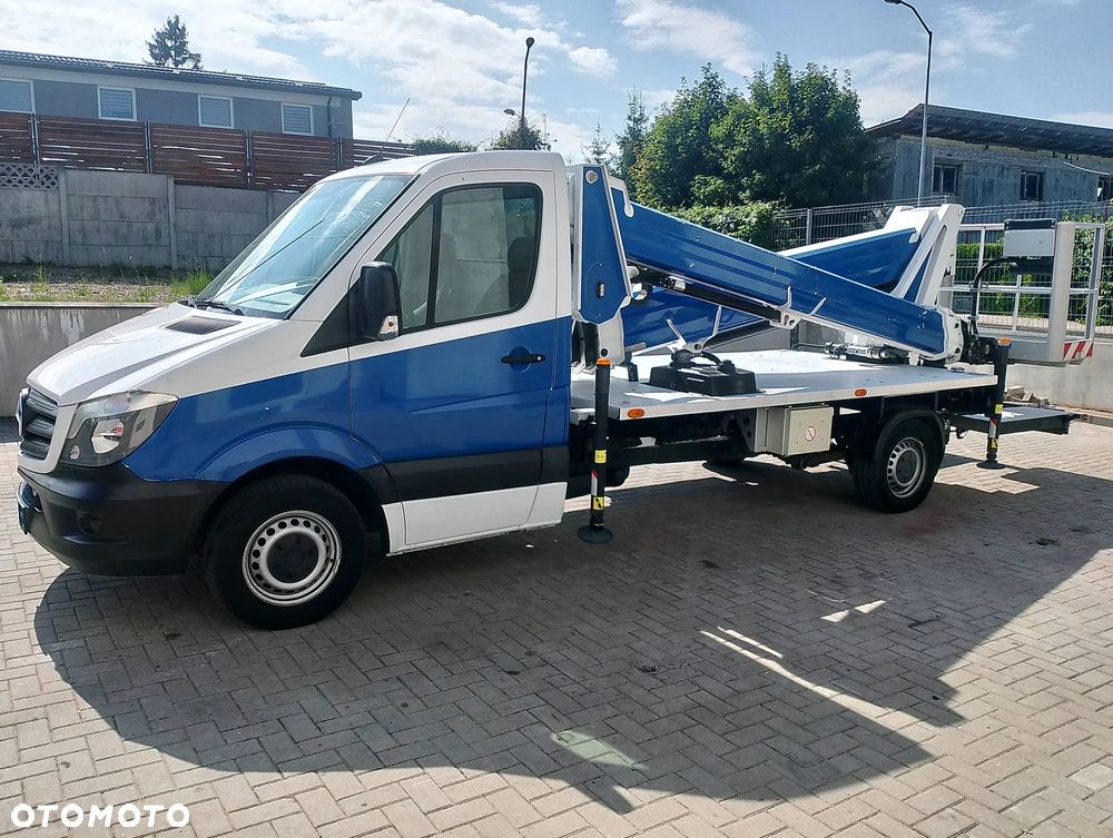 Mercedes-Benz Podnośnik Koszowy Zwyżka Pilot !  Versalift VTX240 24 Metry 12 w Bok Jak Wumag Multitel Gsr - 2