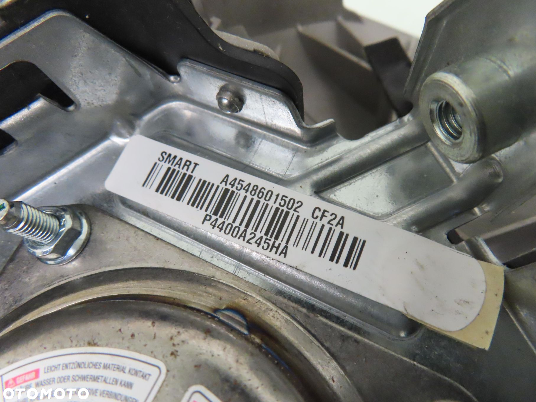 PODUSZKA KIEROWCY SMART FORFOUR A4548601502 - 3