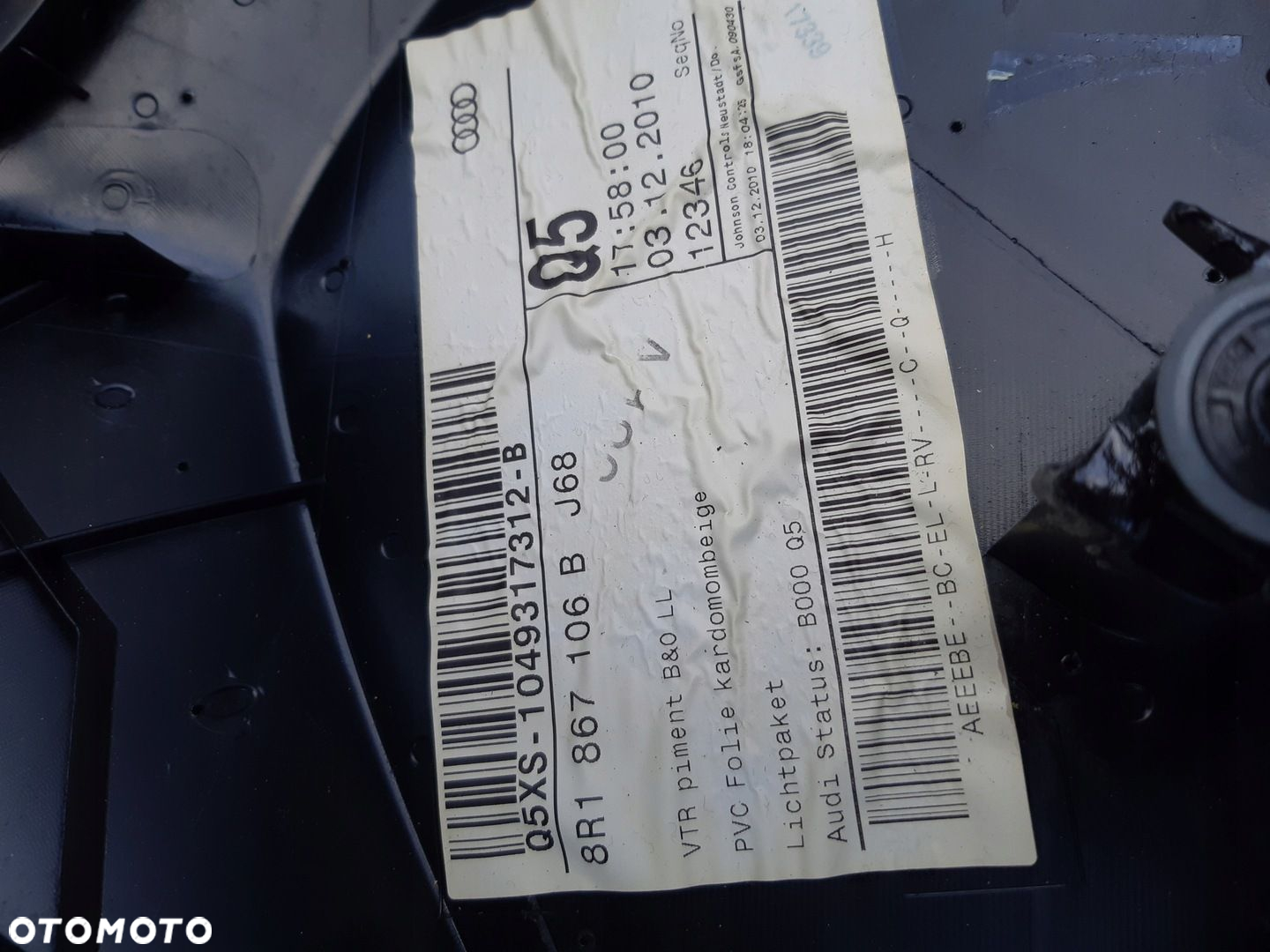 AUDI Q5 8R BOCZEK DRZWI PRAWY PRZÓD PRZEDNI EU BO 8R1867106B - 10