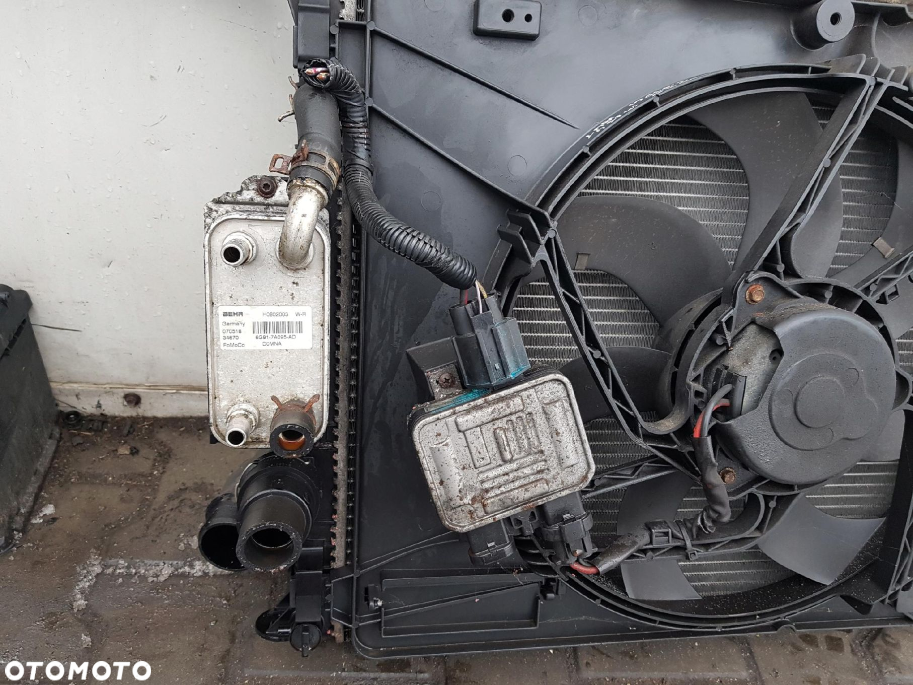 FORD MONDEO MK4 LIFT 10r- 2.0 TDCI CHŁODNICE WENTYLATOR AUTOMAT - 3