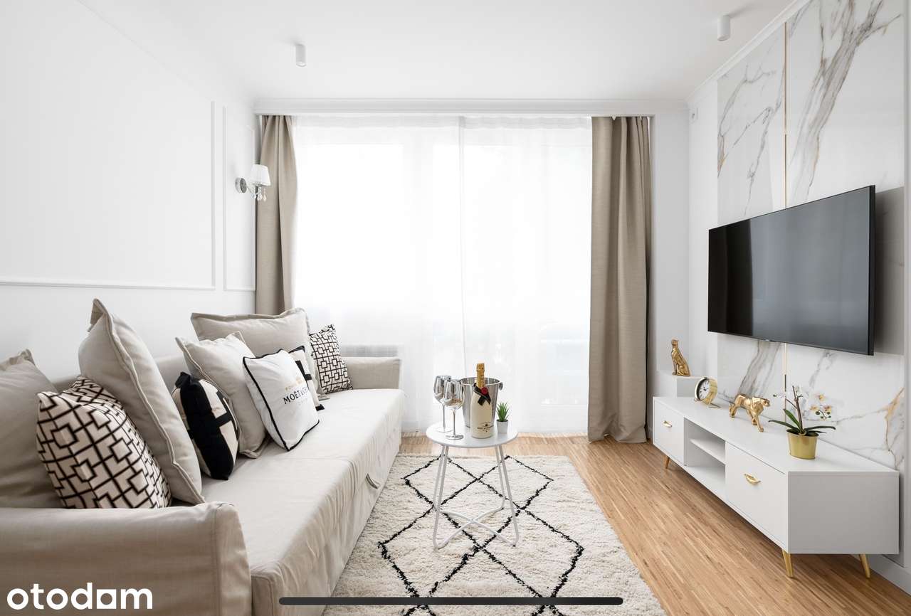 LUX Śródmieście Centrum Warszawa 2 pokojowy apartament Glamour metro