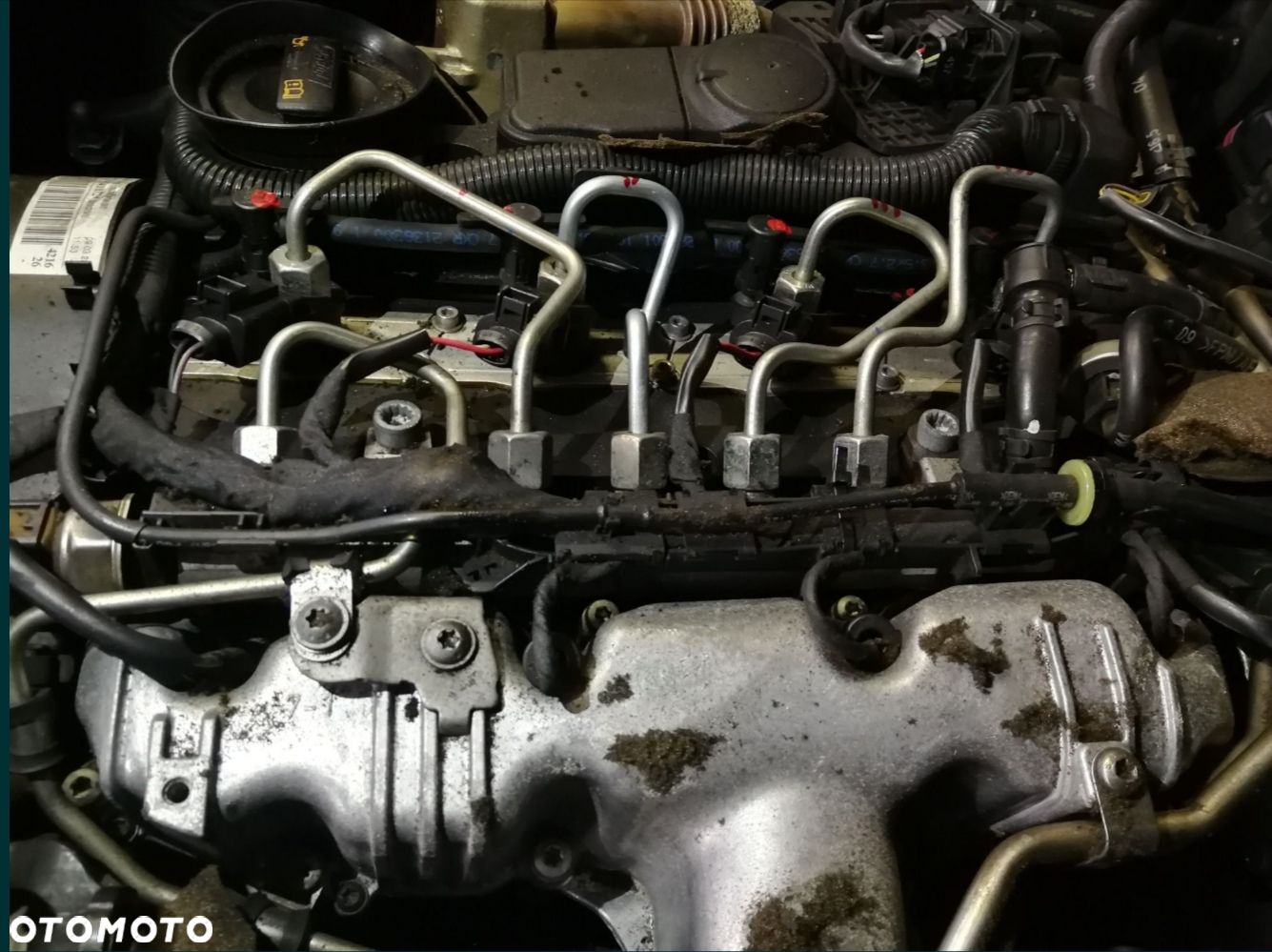Układ paliwowy Passat B6 audi a3 8p wtryski 2.0 TDI CR 03L130277 pompa 03L130755 - 1
