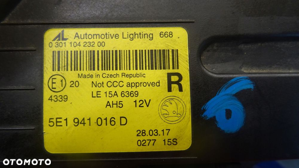 lampa prawa przednia octavia iii 5e1941016d nr6 - 5