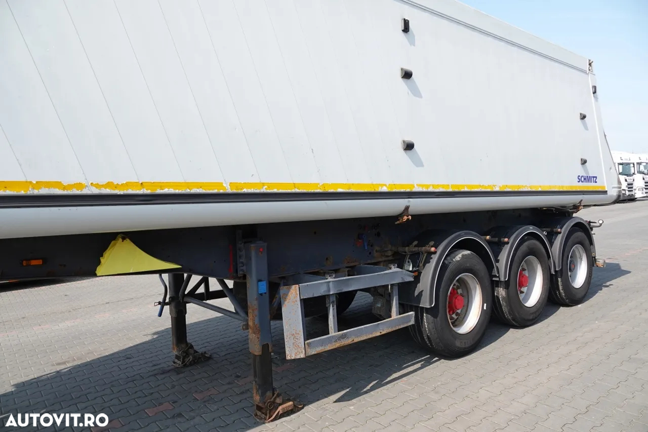 Schmitz Cargobull 40 M3 BASCULATOR / CAMION ALUMINIU / AXIE LIFTATOR / SAF / - 10
