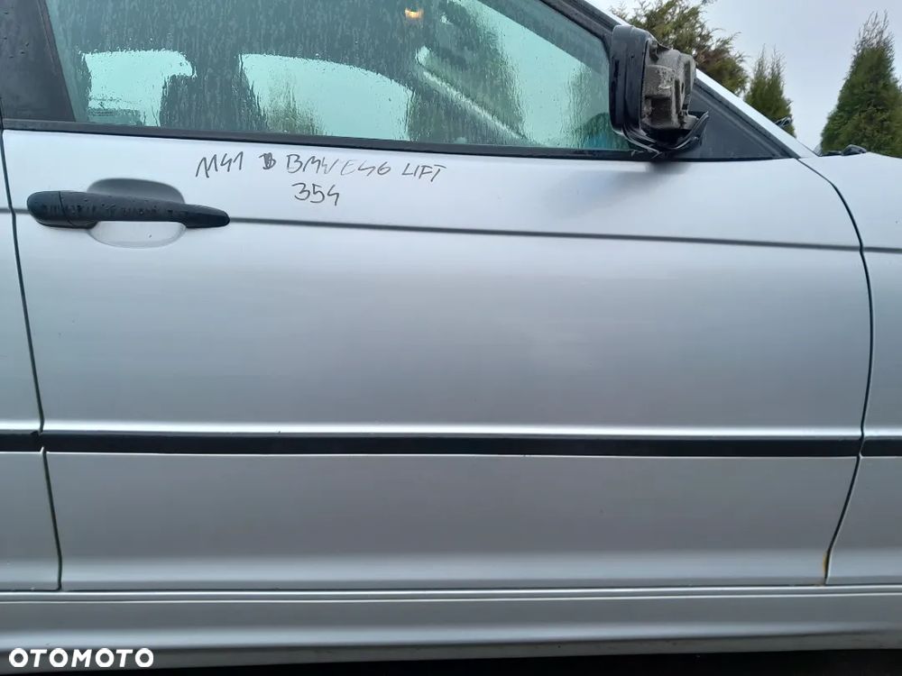 BMW E46 DRZWI PRAWE PRZEDNIE PRAWY PRZÓD SEDAN KOLOR: 354 - 1