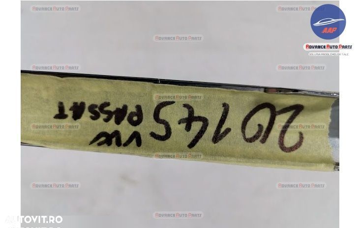 Ornament Cromat Stanga Bara Spate original Volkswagen VW  Passat  B7 [ - 6