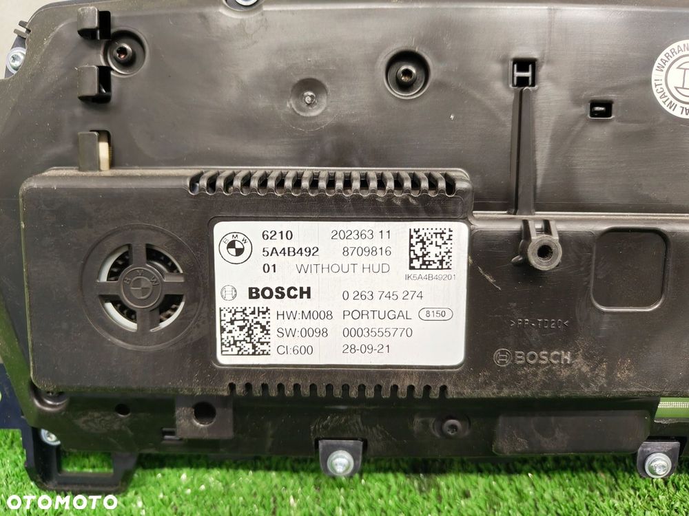 BMW 1 F40 LICZNIK ZEGARY 5A4B492 8709816 - 3