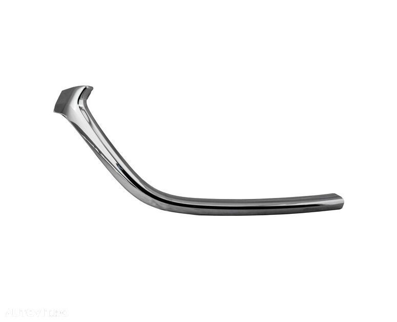 Ornament grila radiator Mazda 3 (BM), 07.2017-05.2019, model Hatchback, Sedan, fata, partea dreapta, cromat