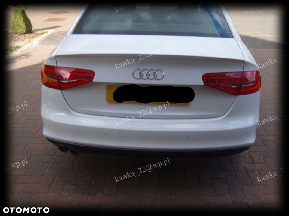 AUDI A4 B8 12-15 LIFT SEDAN SPOJLER LOTKA PODKŁAD! - 12