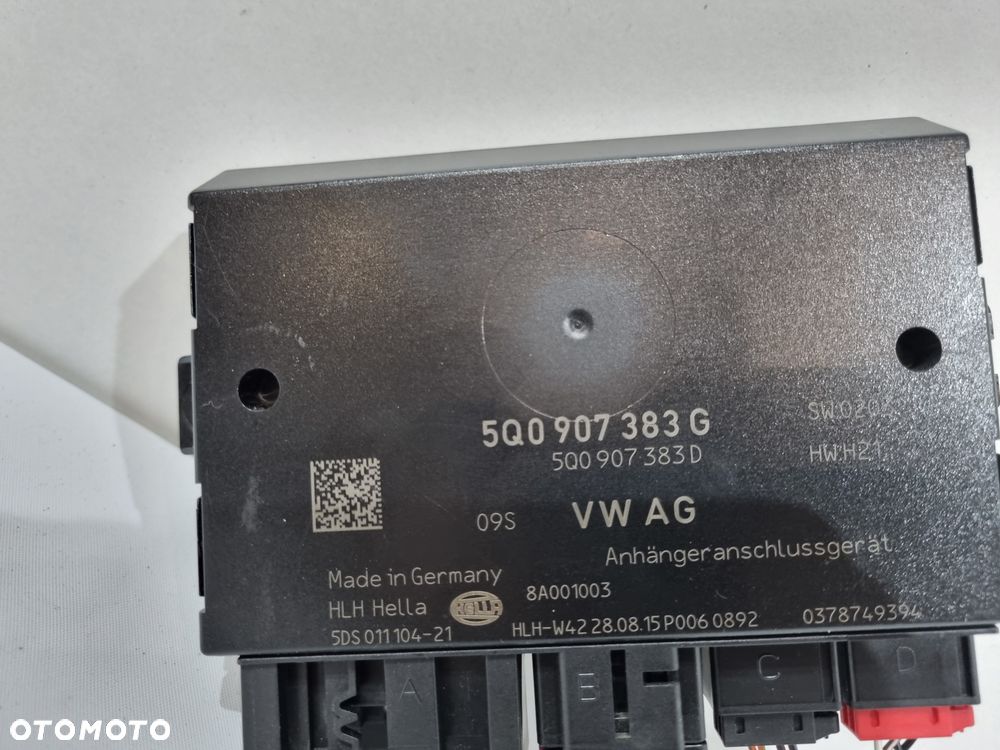 VW PASSAT B8 MODUŁ HAKA 5Q0907383G - 5
