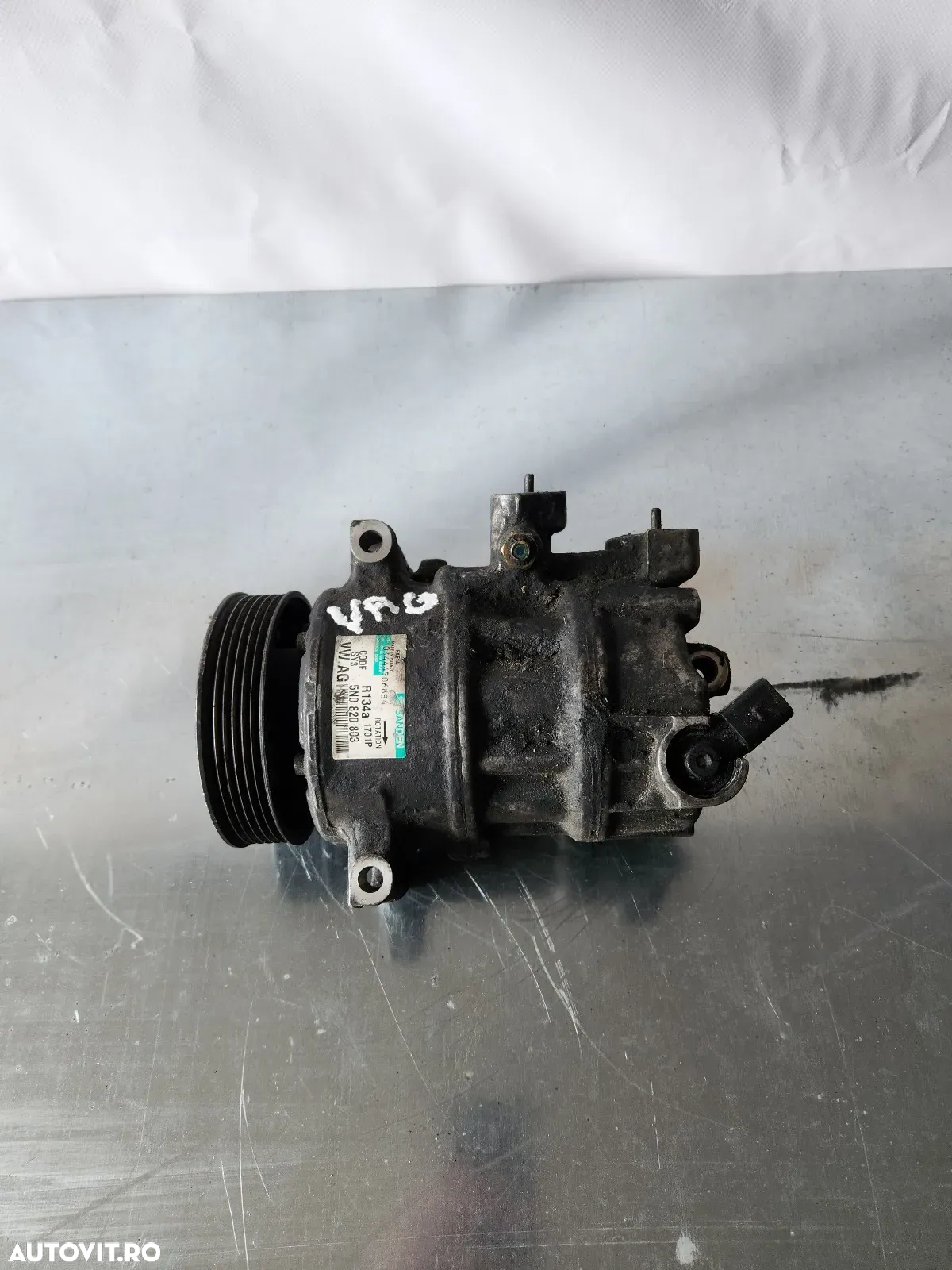Compresor Clima Vw Passat B6 Golf Jetta Caddy Touran Seat Altea Leon Skoda Octavia 1.9 Tdi 2.0 Tdi - 6