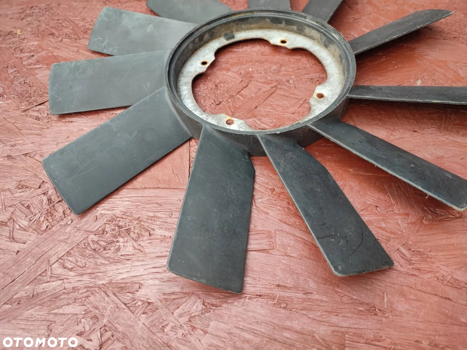 BMW E36 / E38 / E39. ORYGINALNY WENTYLATOR CHŁODNICY DO SILNIKÓW GAMY M52B20 / M52B25 / M52B28 ( 1X VANOS ). O NR: 1 723 363 / 1 719 265 / 1 723 573 OEM. W BARDZO DOBRYM STANIE TECHNICZNYM. - 3