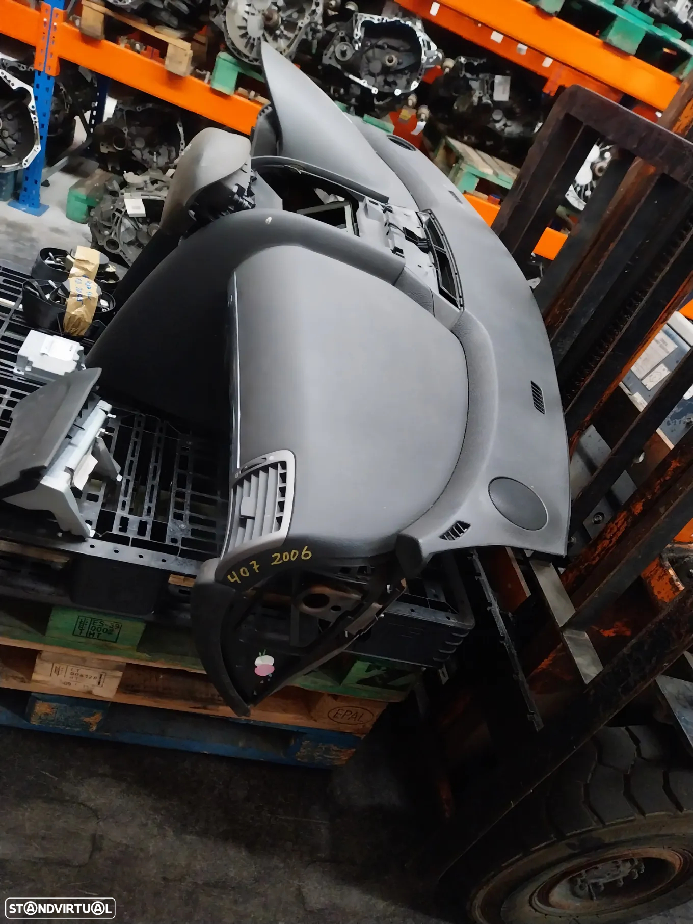 Kit airbag Peugeot 407 ano 2006 - 2