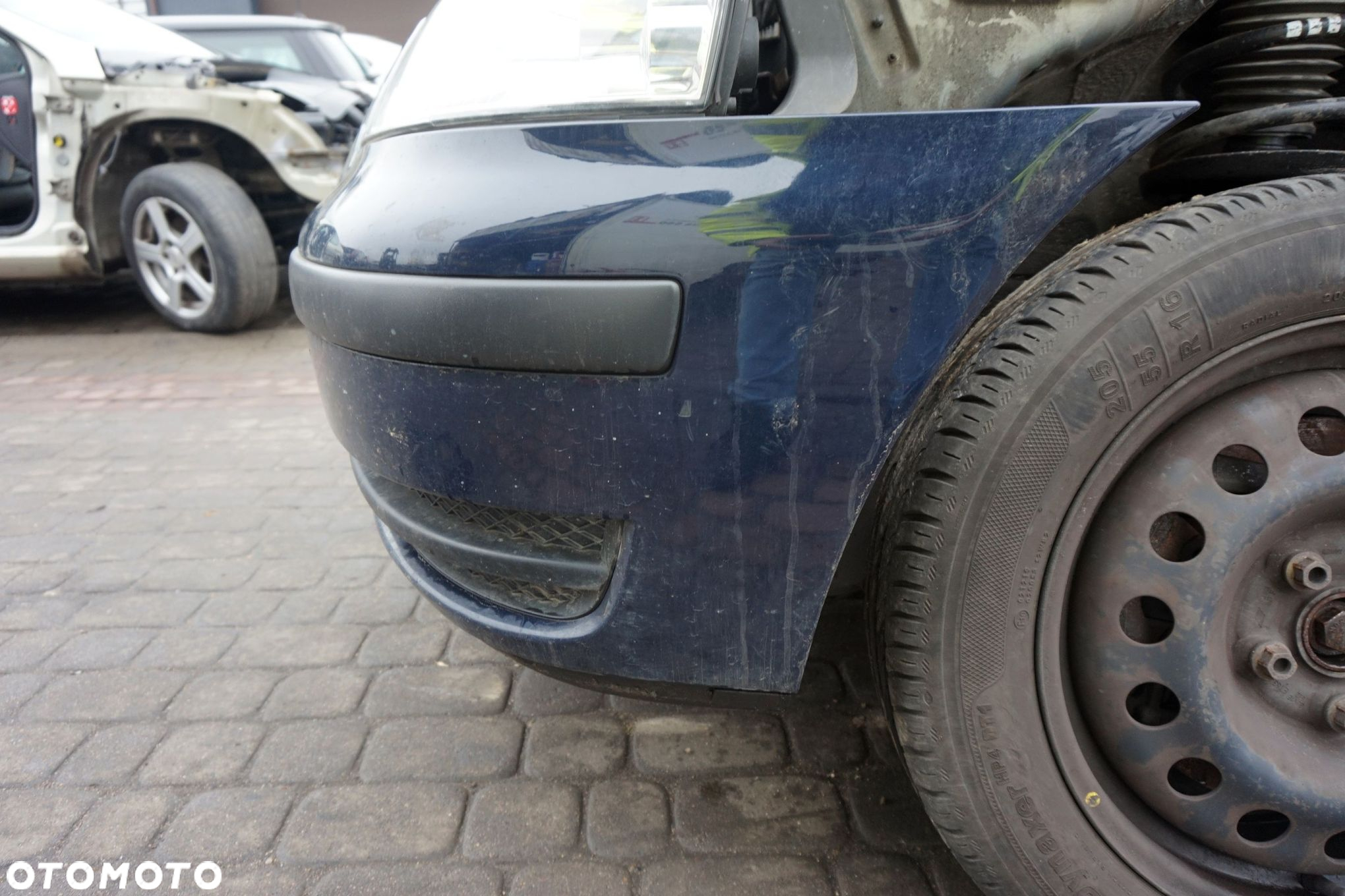 MASKA ZDERZAK BŁOTNIKI LAMPY SHARAN I MK1 LIFT 7M9 LA5G  VOLKSWAGEN 2000-2010 GRANATOWY PRZÓD KOMPLETNY - 6