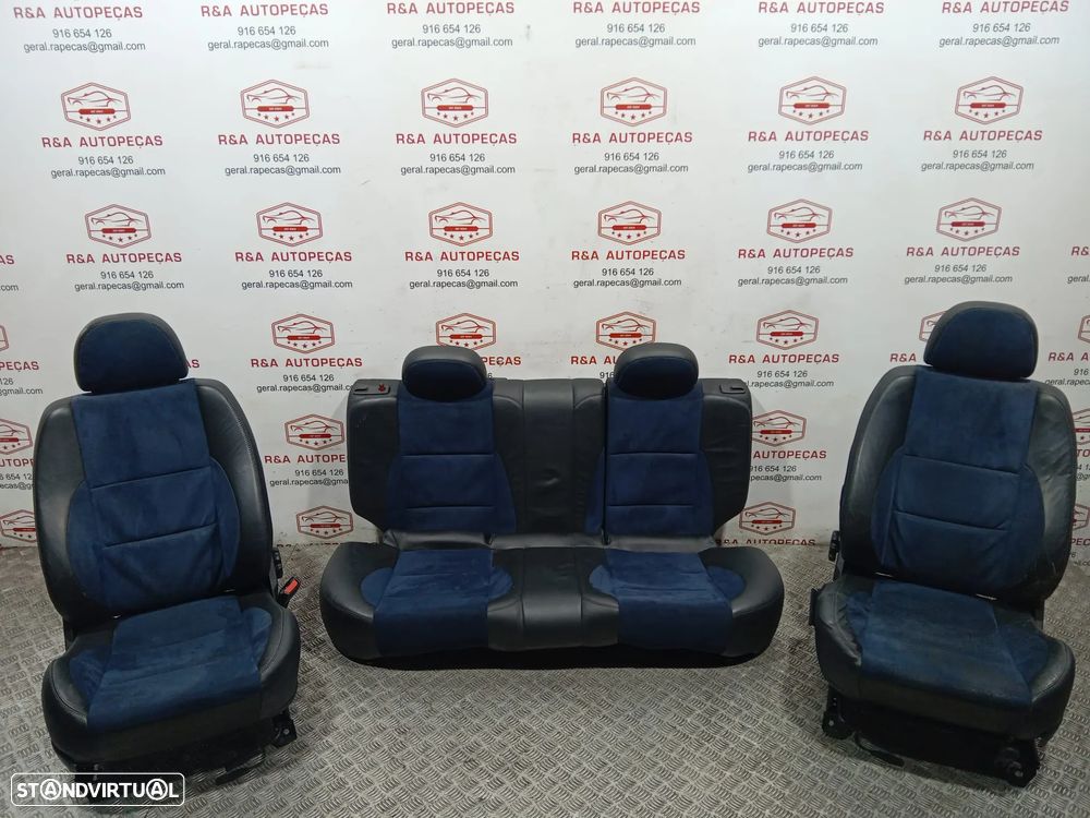 Conjunto de Bancos Rover 25 em Pele e Alcântara  Original - 13