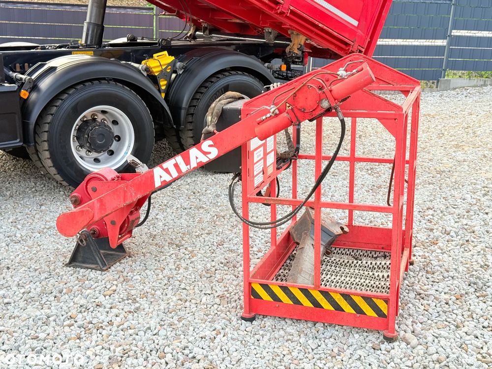 MAN * MAN 26.360 TGS * HDS Kran Atlas 240.2 * 6x6 * Kiper Wywrotka Meiller* Kosz Łyżka * Energetyka * - 26