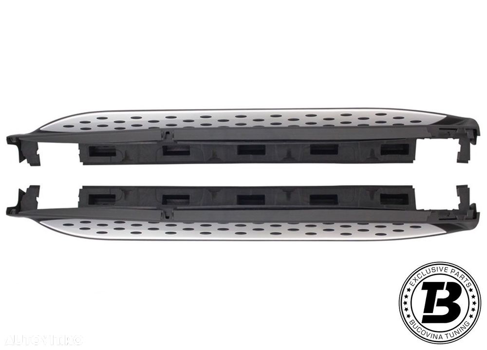 Praguri Aluminiu compatibile cu Mercedes ML GLE SUV W166 MONTAJ INCLUS - 3