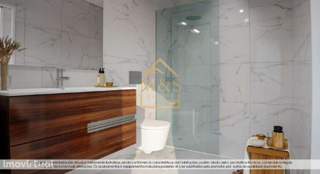 Apartamento T2+1 NOVO - 2 Lug.Garagem, Terraço - Maia - Grande imagem: 5/13