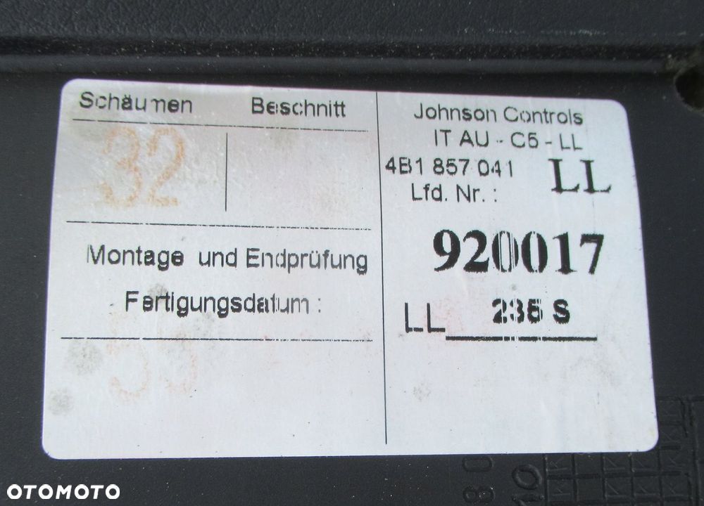 AUDI A6 C5 LIFT DESKA KONSOLA AIRBAG PASY SENSOR - 11
