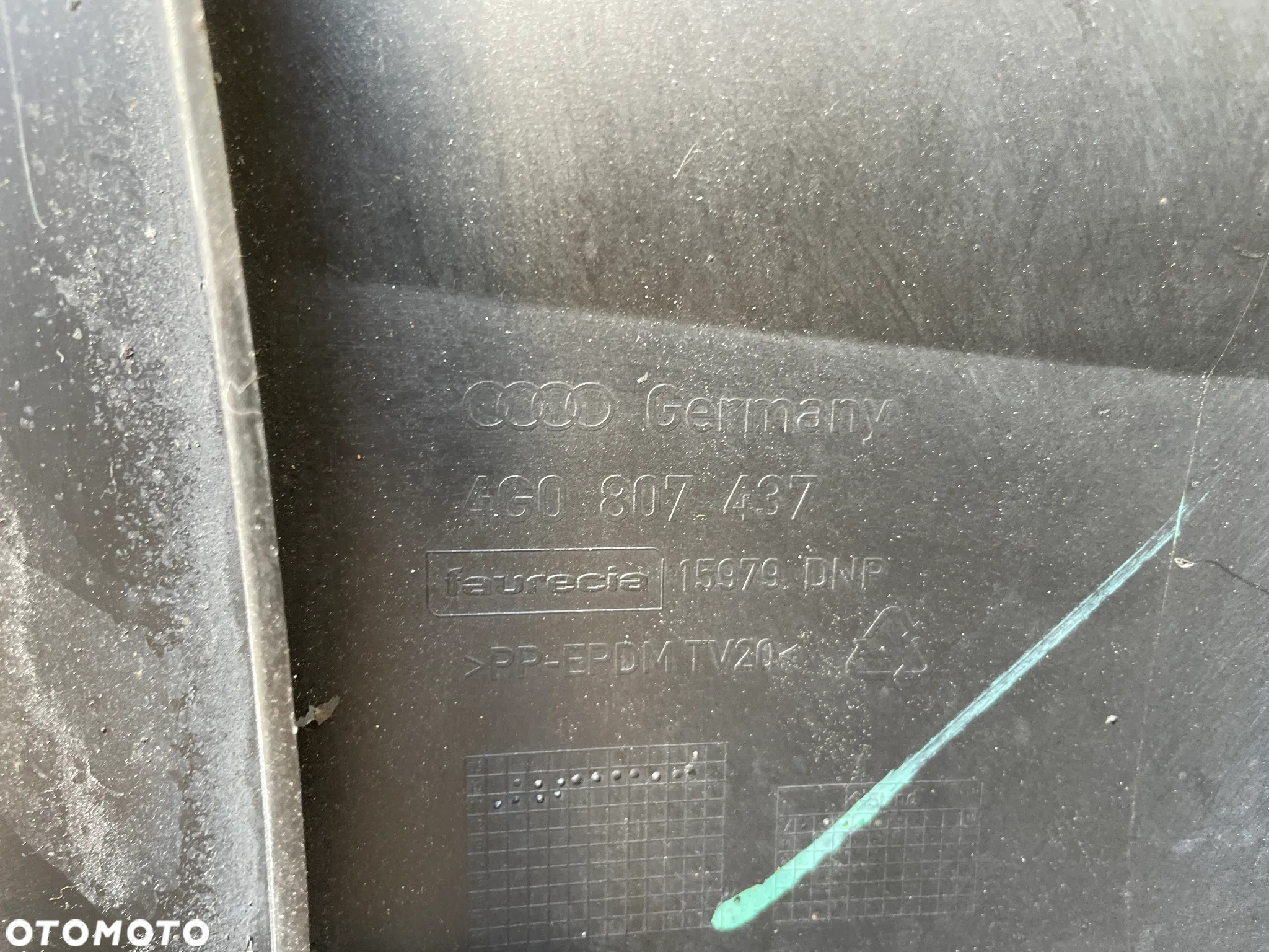 AUDI A6 C7 4G0 4G 11- ORYGINALNY ZDERZAK PRZEDNI GRILL ATRAPA POD PDC I SPRYSKI 4G0807437 4G0853653 KRATKA ZDERZAKA ZAŚLEPKA SPRYSKIWACZY - 12