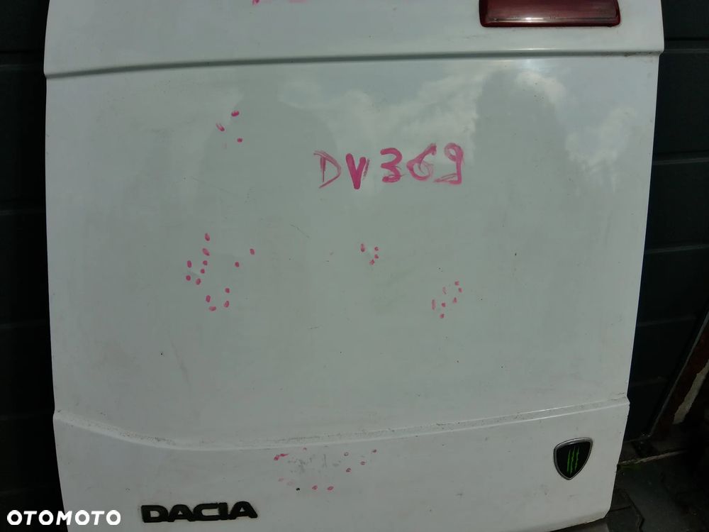 DACIA DOKKER DRZWI LEWE TYL TYLNE SKRZYDLO BLEDA LAMPA STOP CENTRALNY ZAMEK CZESCI PYTAC - 3
