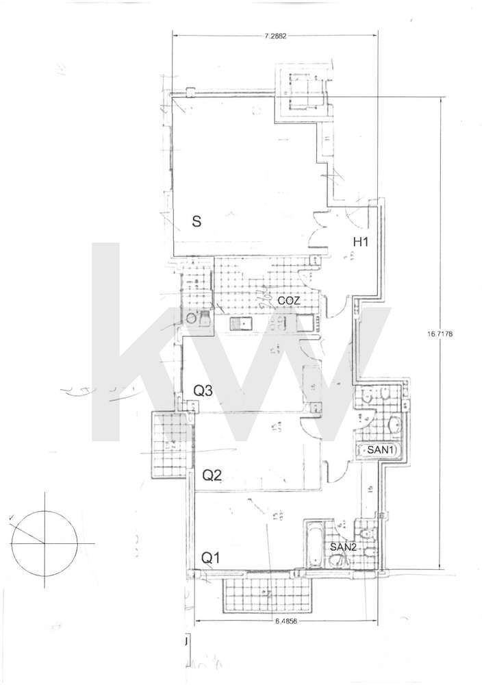 Apartamento T3 em Rio Tinto de 2002  com quintal, garagem p/2 carros - Grande imagem: 2/49