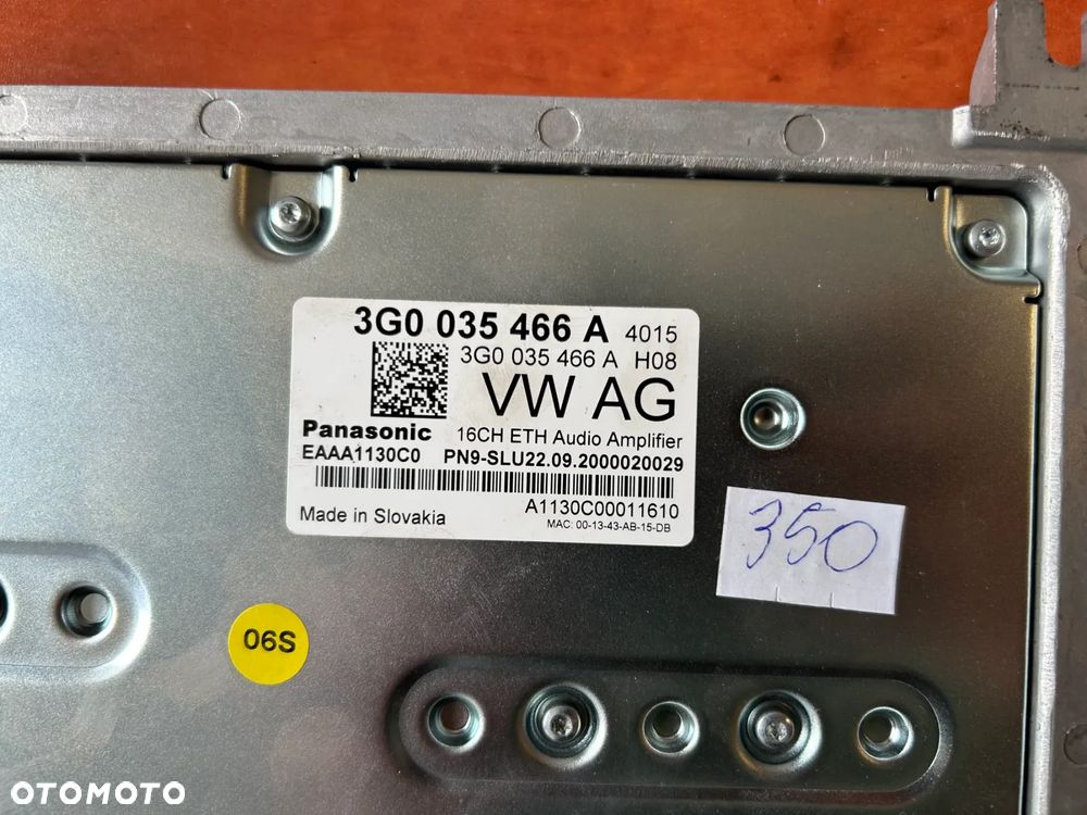 Wzmacniacz VW / Audi / Seat / Skoda 3G0035466A - 3